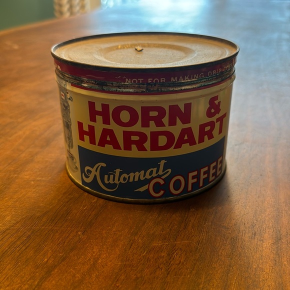 Horn and Hardart antique coffee tin